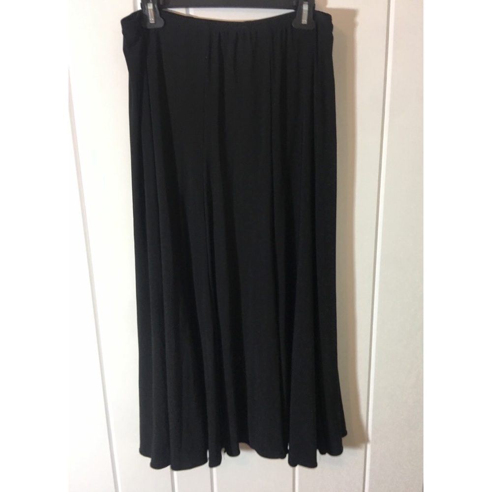 Black formal skirt